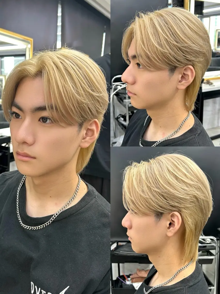 ショート カラー メンズ カット ヘアカラー メンズスタイリスト 前田雄輝のヘアスタイル