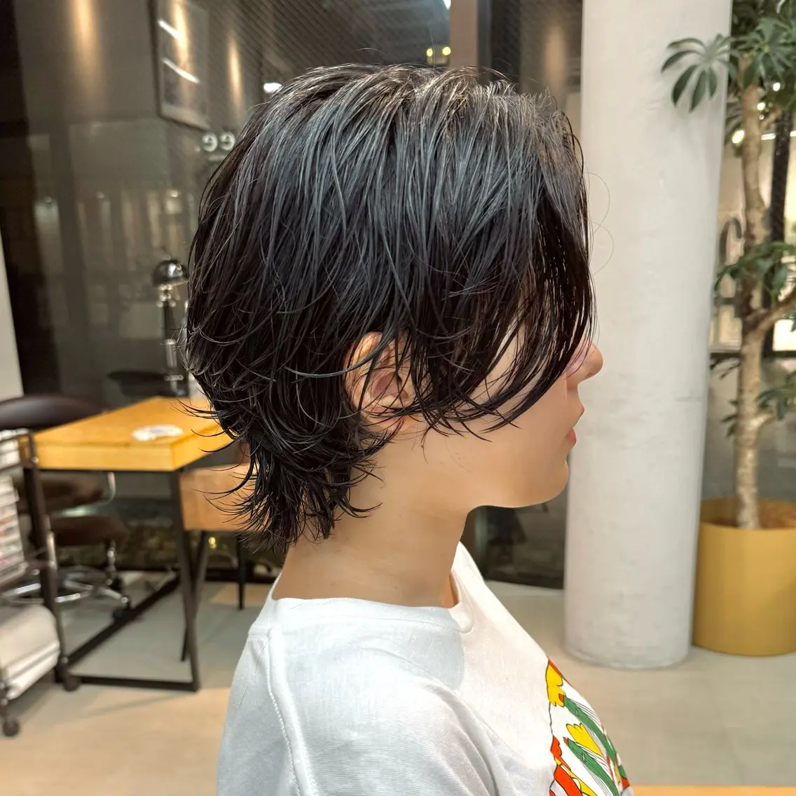 ショート パーマ ボブ ショートヘア カット パーマ トリートメント ボブ/ショート /パーマ/shinのヘアスタイル