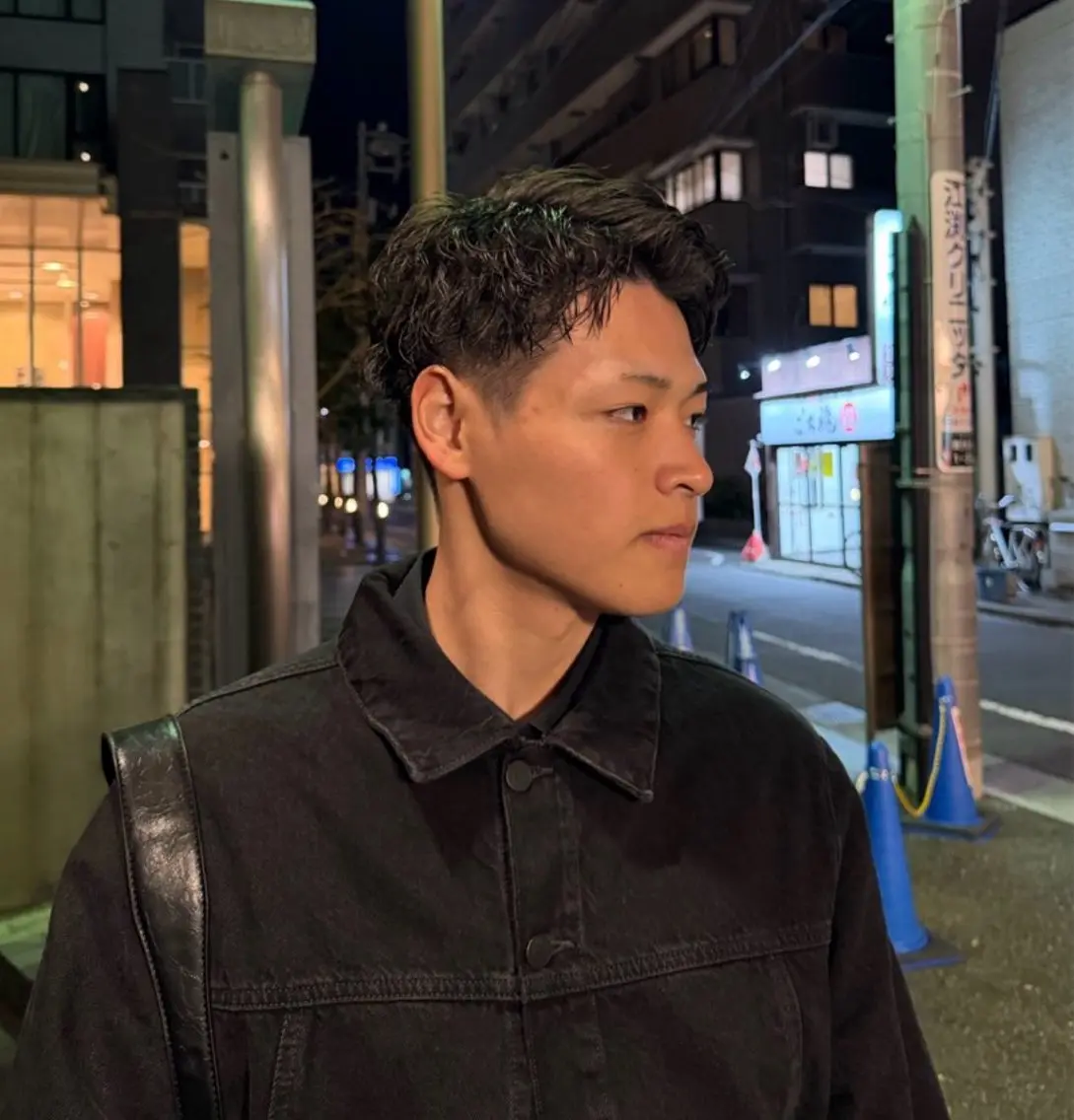 ショート パーマ メンズ 似合わせ得意です🫆 ナカムラカイオウ🌎のヘアスタイル