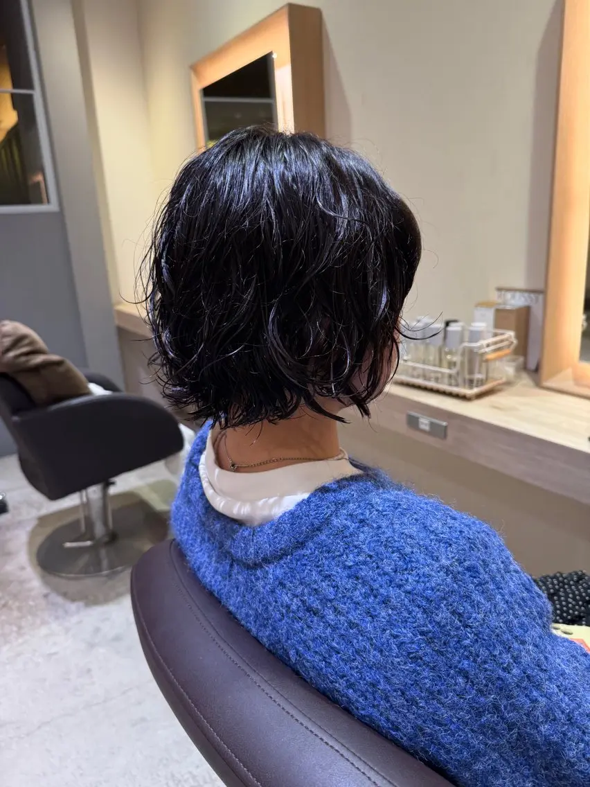 ショート パーマ ショート/ボブ/ パーマ🌀/あんなのヘアスタイル