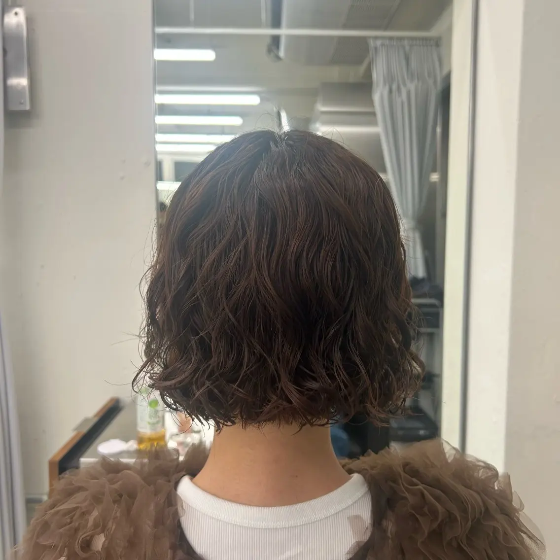 ミディアム パーマ パーマ レディース/ボブ パーマ/ 田中育斗のヘアスタイル