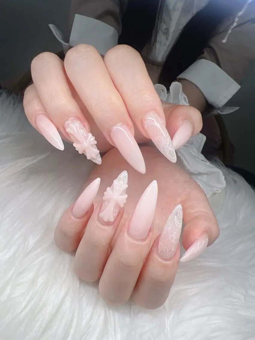 ネイル ハンドネイル Lee Nails チップ長さだし専門店のネイルデザイン