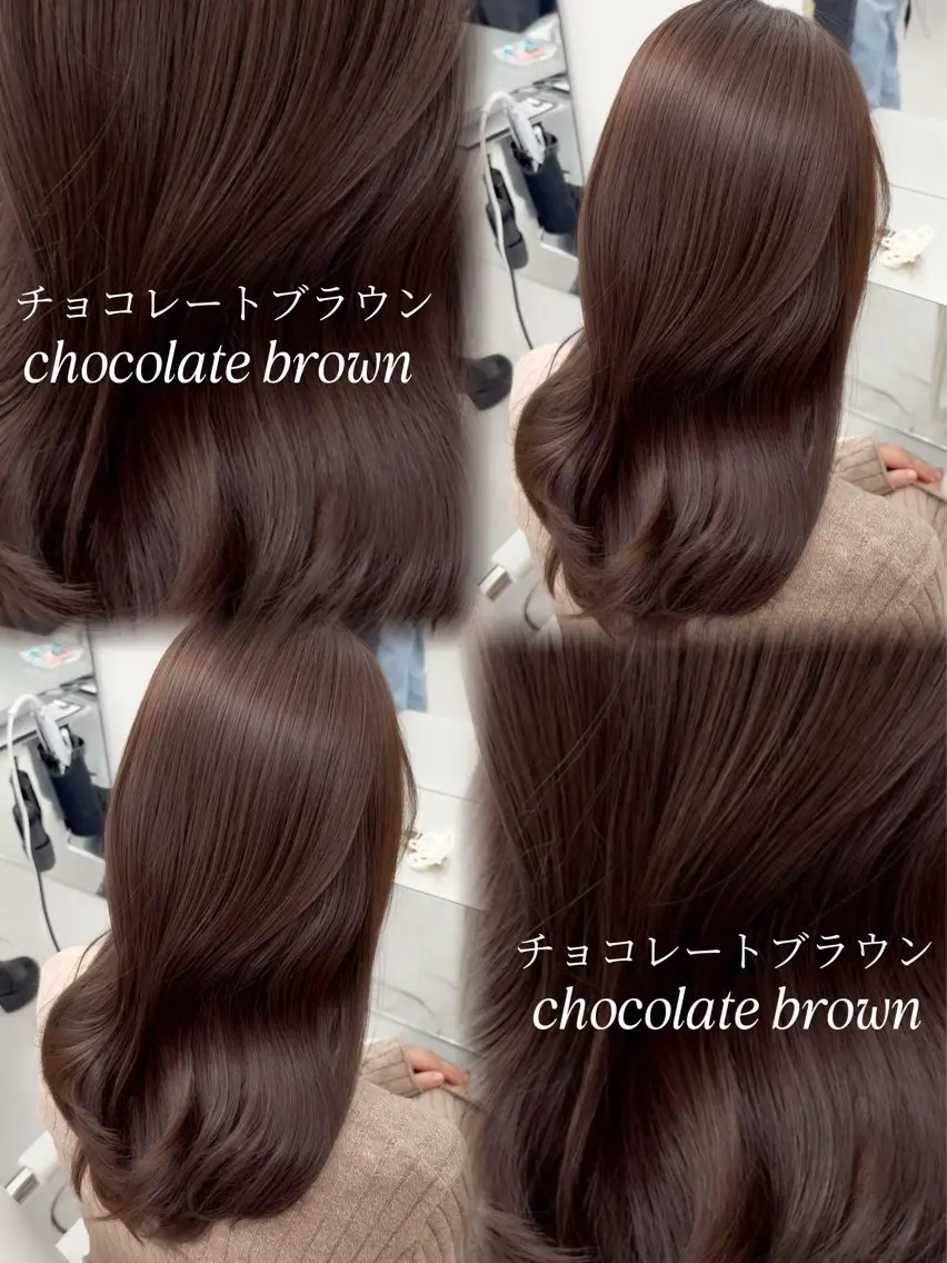 ロング カラー ブラウンカラー 透明感カラー カット ヘアカラー トリートメント 韓国ヘア/レイヤー/ 顔まわり足立遥奈のヘアスタイル