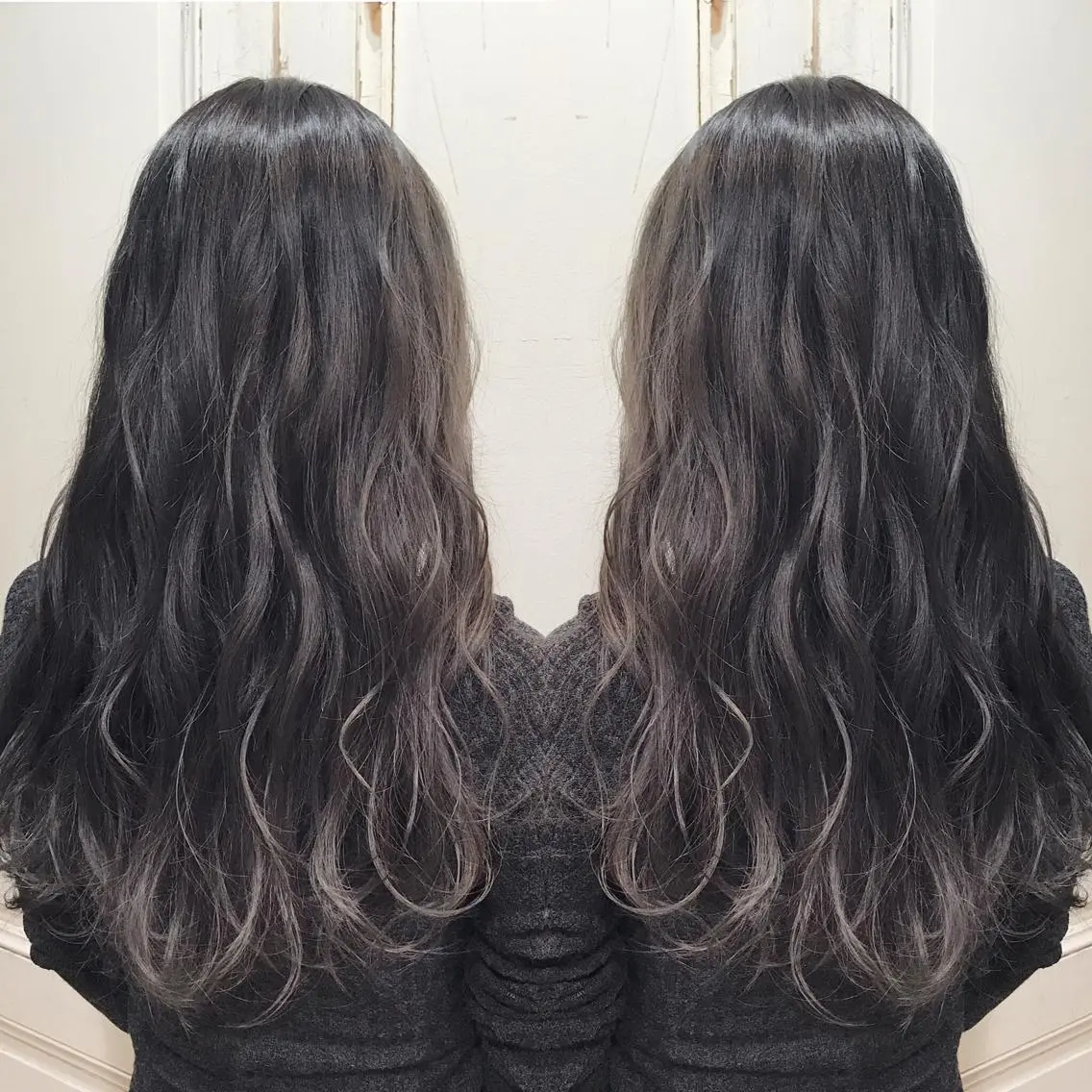 ロング カラー ヘアカラー トリートメント 難波 茜のヘアスタイル