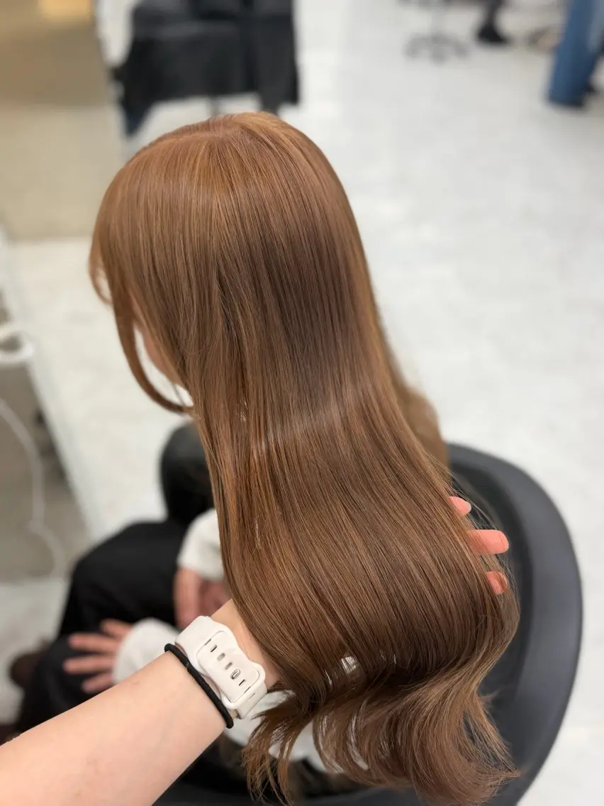 カラー ヘアカラー トリートメント 透明感カラー🎀艶髪 Anju/渋谷🎀のヘアスタイル