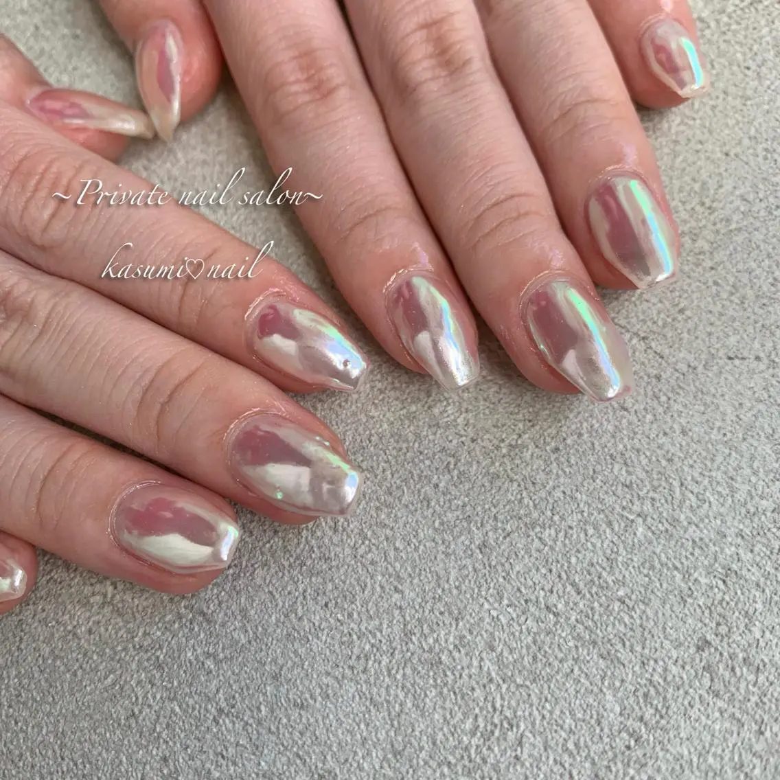 ネイル ラメ(グリッター) マグネットネイル ミラーネイル ニュアンスネイル 冬ネイル KASUMI♡ Nailのネイルデザイン