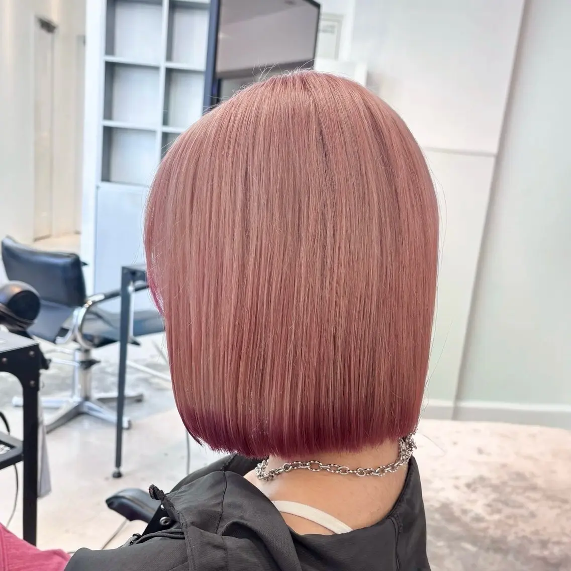 ショート カラー ヘアアレンジ ヘアカラー トリートメント 💟ケア×ハイトーン 💟/ミオのヘアスタイル