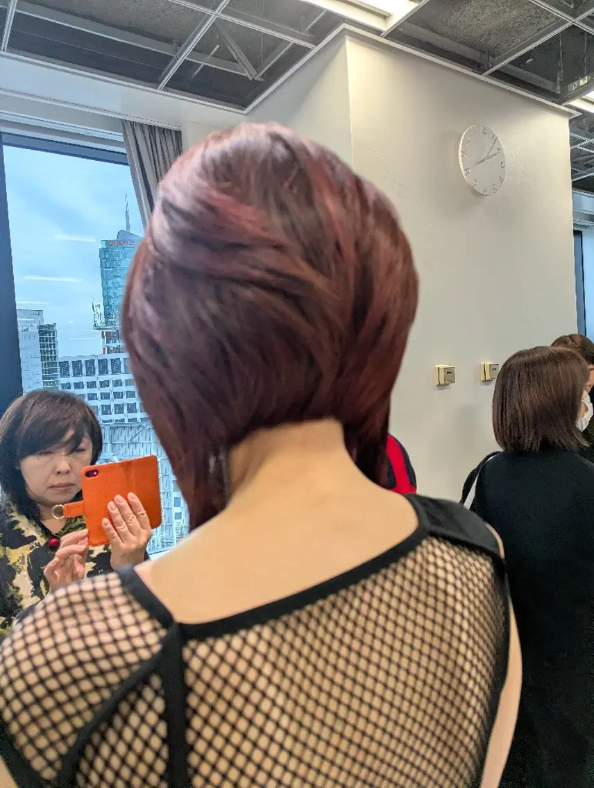 ミディアム 早坂 繁喜のヘアスタイル