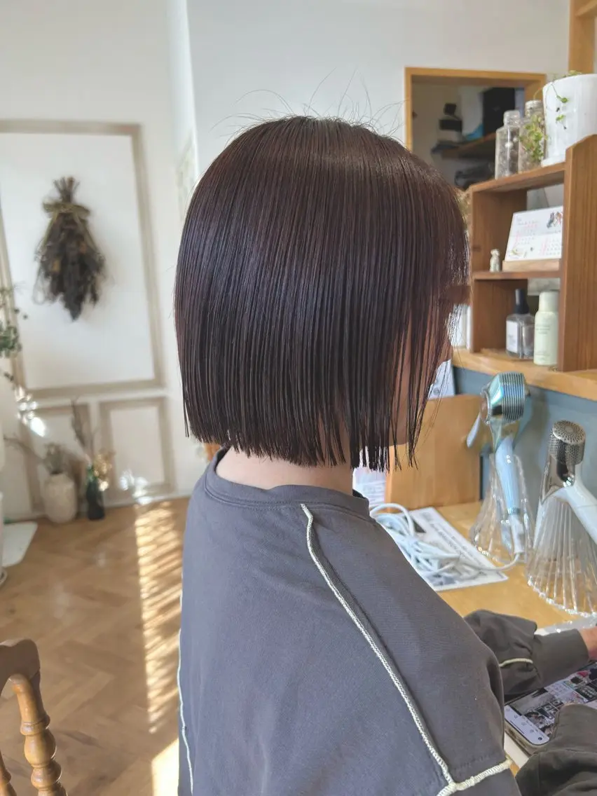 ♡minimo期間限定♡【切りっぱなしボブ🧸】[姫路/ヘアサロン]の写真