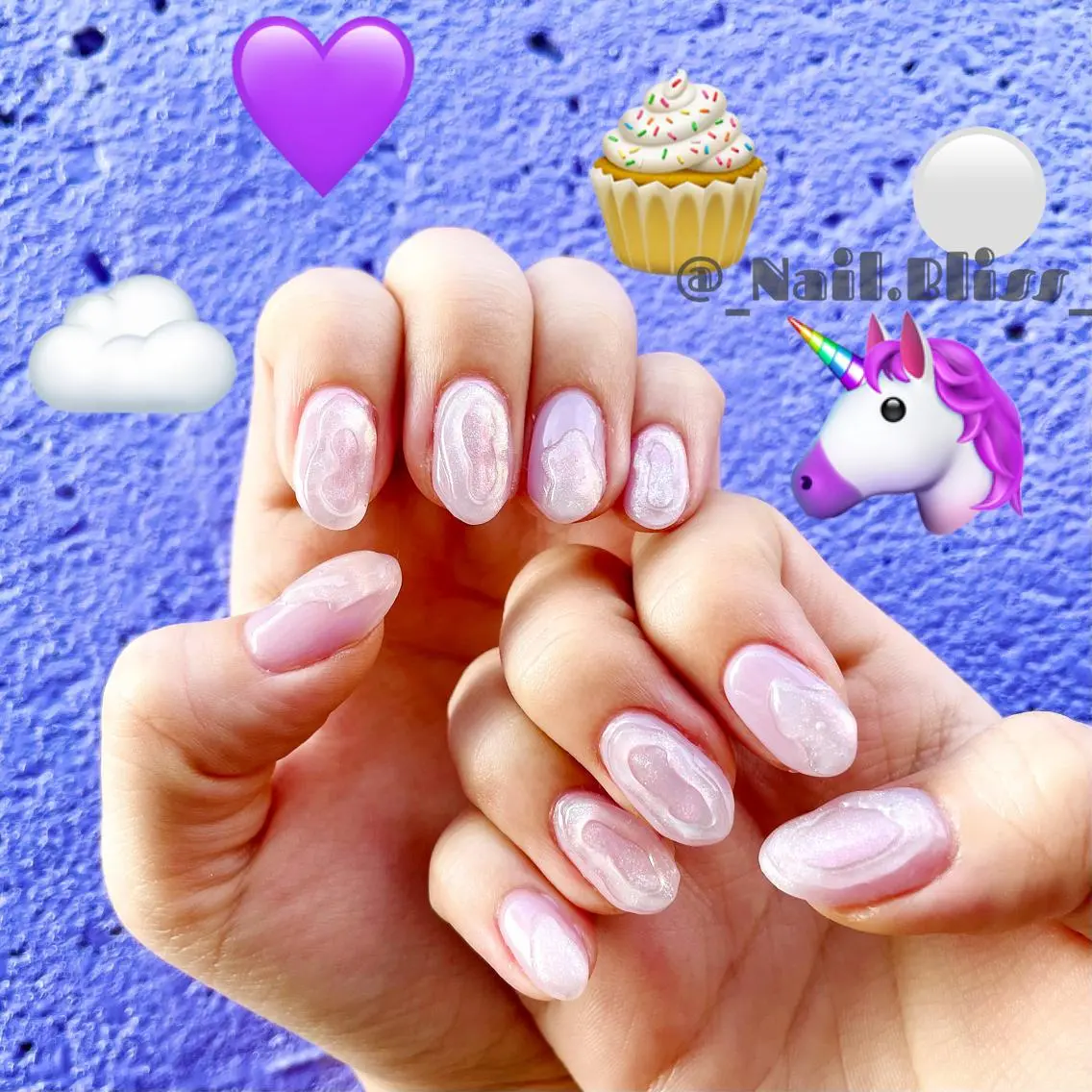 ネイル オーロラネイル ハンドネイル NAIL BLISSのネイルデザイン