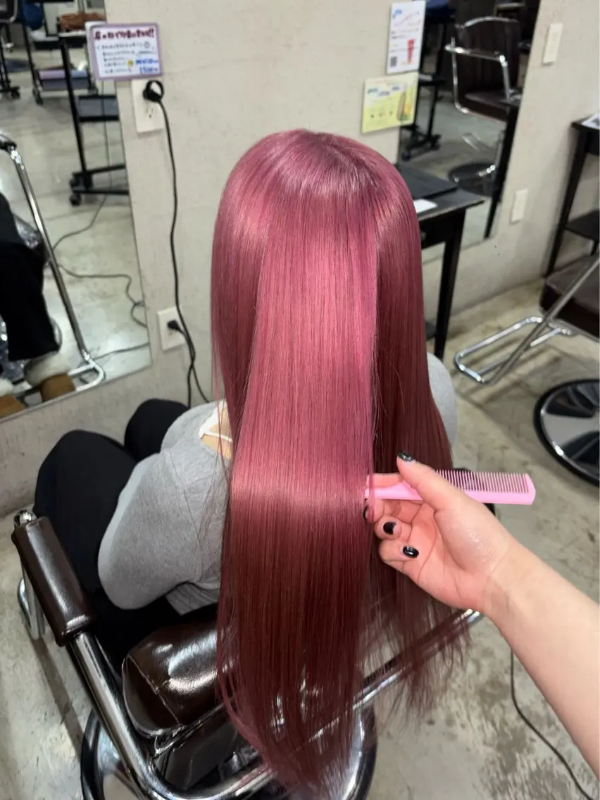 ケアブリーチ+カラー+4stepトリートメント🧴💞の写真