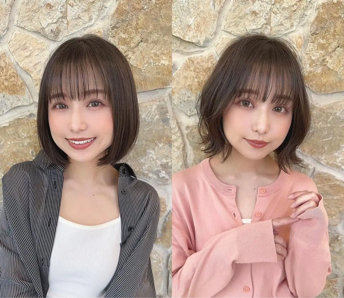 ショート 梶 久菜乃のヘアスタイル