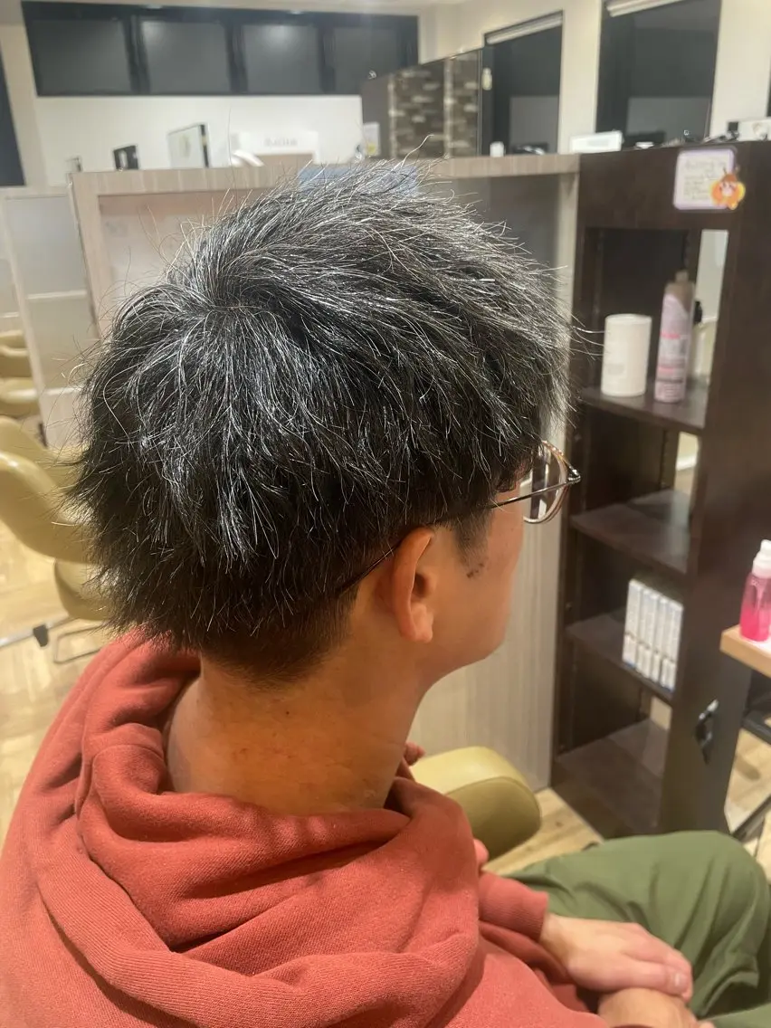 パーマ カット パーマ 中村 誠也のヘアスタイル