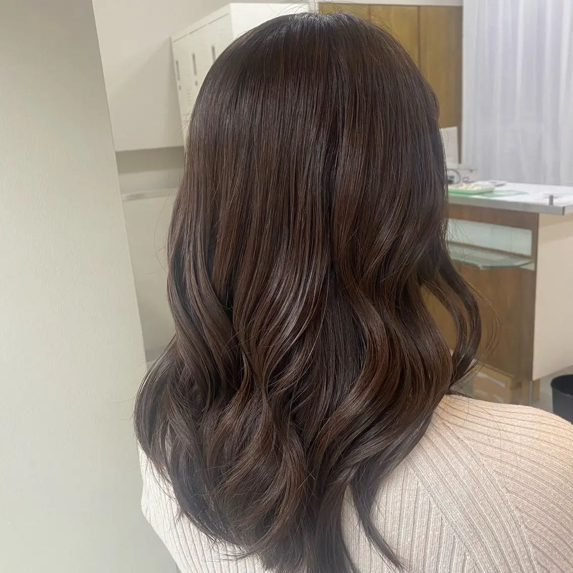 セミロング カラー ブルーカラー ブルージュ 透明感カラー バイオレットカラー 大硲 綾乃/ 暖色カラー❤️🔥のその他イメージ