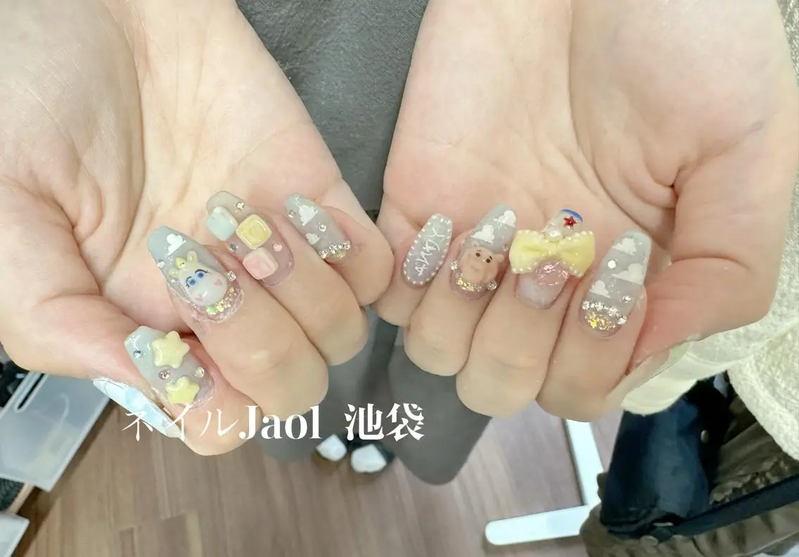 セミロング ネイルJaol 池袋のネイルデザイン