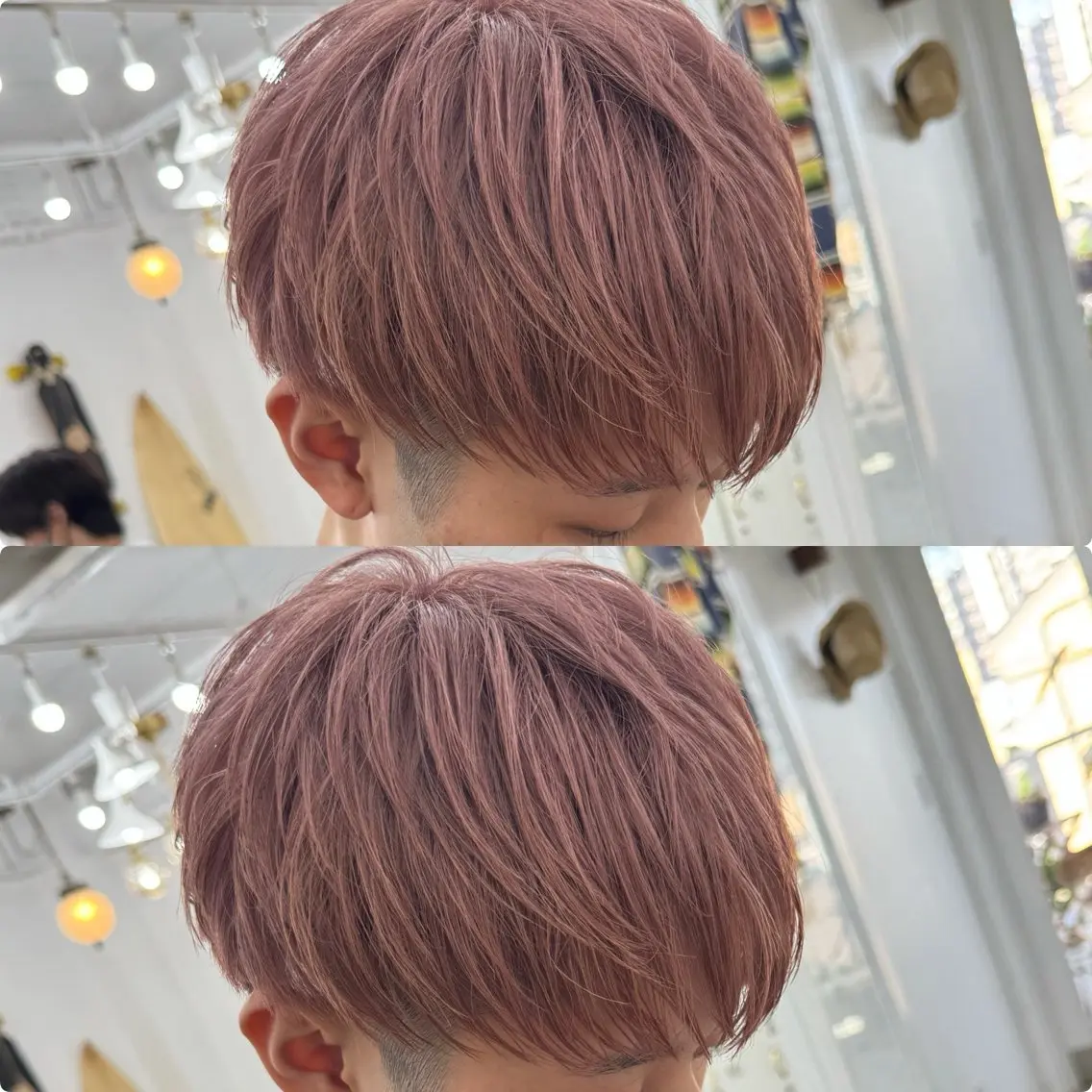 ショート カラー ヘアアレンジ メンズ カット ヘアカラー メンズ特化サロン ユウヘイのヘアスタイル