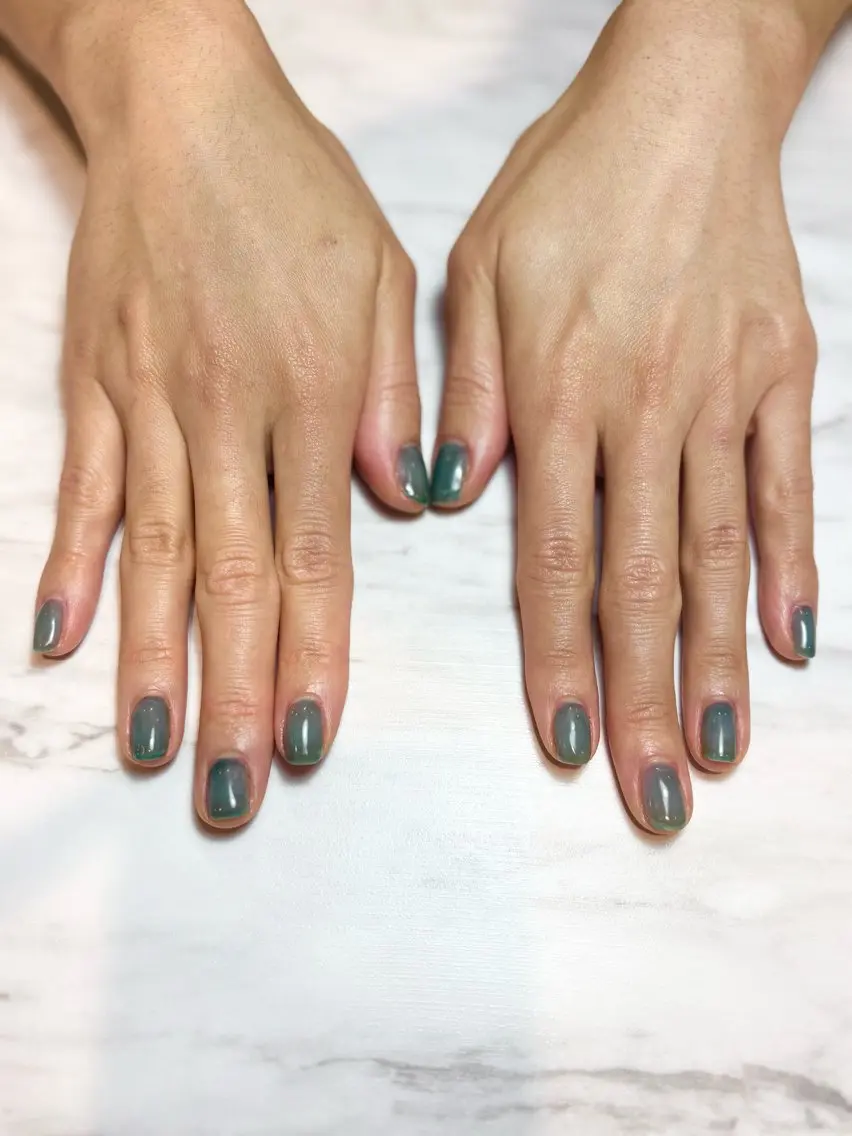 ネイル グリーン SPICENAILS 💅Amiのネイルデザイン