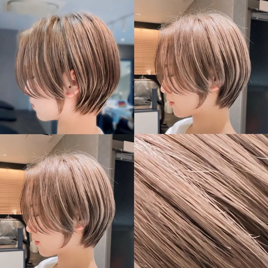 ショート カラー Aster 店長 れおんのヘアスタイル