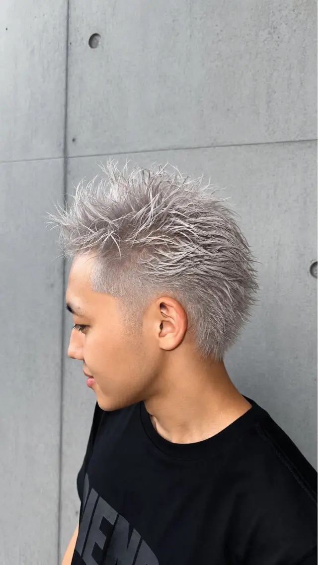 ショート ヘアカラー トリートメント ブリーチモデル募集/ 海斗のヘアスタイル