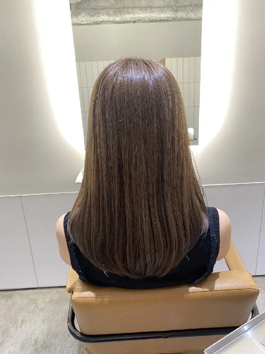 セミロング カラー ブリーチ カット ヘアカラー トリートメント 中野渡 真利那のその他イメージ