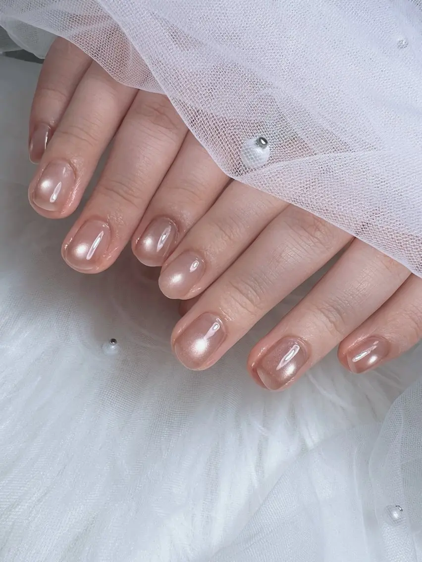 ネイル マグネットネイル マグネットワンカラー ワンカラーネイル ハンドネイル nail salon Noël_赤磐のネイルデザイン