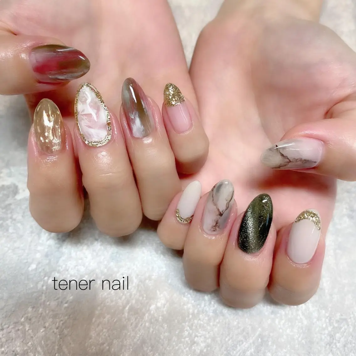 ネイル ニュアンスネイル テネルネイル tener nailのネイルデザイン