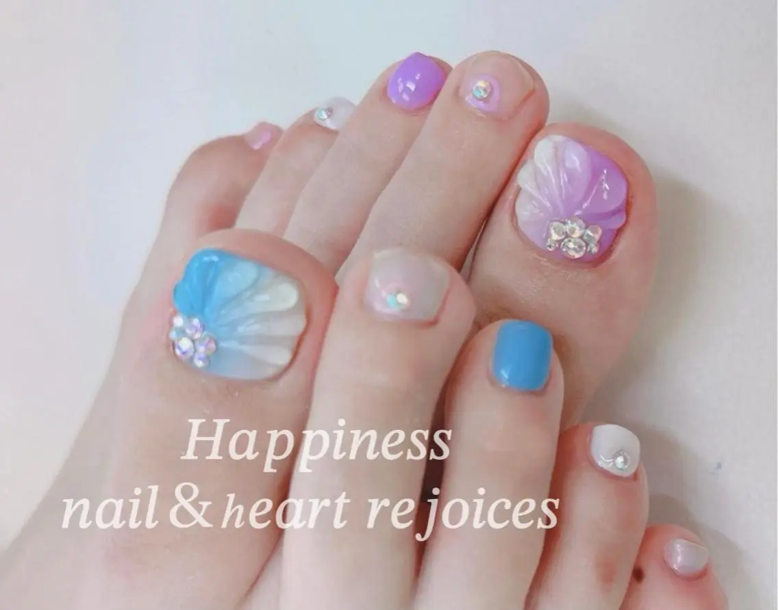 ネイル フットネイル 持ち込み Ella salonのネイルデザイン