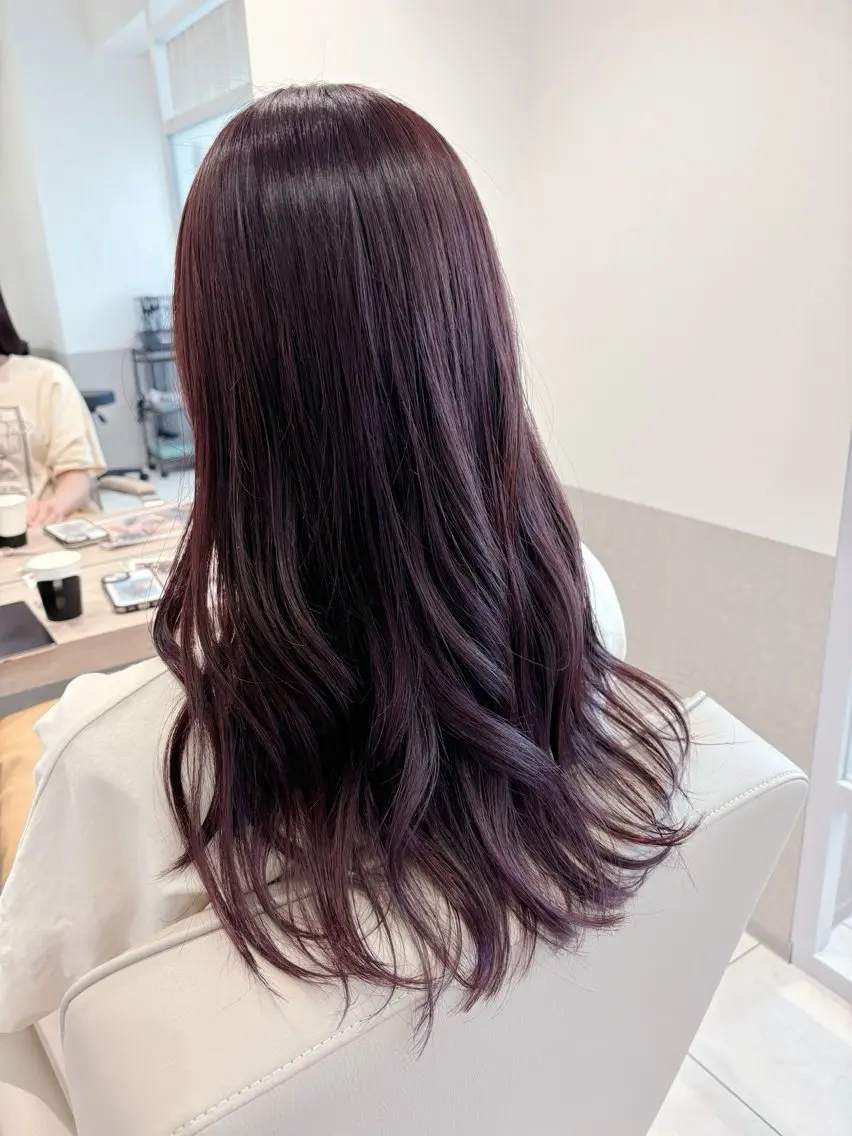 ロング カット ヘアカラー トリートメント ふわっとレイヤー 🪽スガヤハルミのヘアスタイル