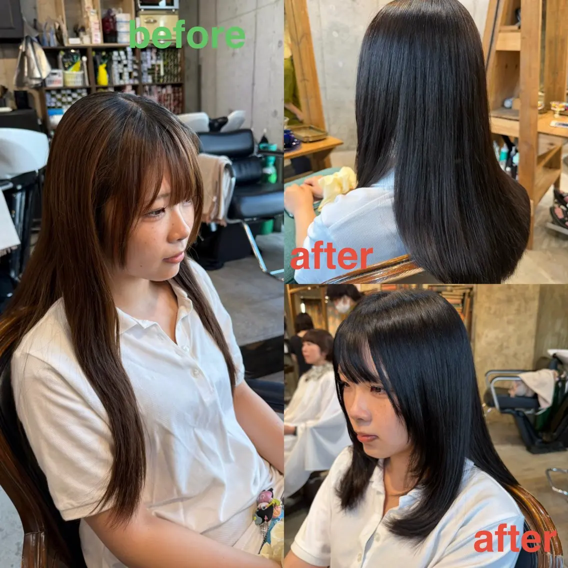 ミディアム カラー ヘアアレンジ レイヤーカット カット ヘアカラー トリートメント 🍀Ryosuke 🍀のヘアスタイル