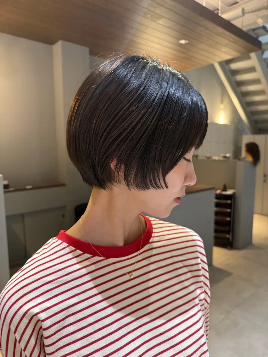 ショート ショートヘア カット 石原圭悟 /ショート/艶カラーのヘアスタイル