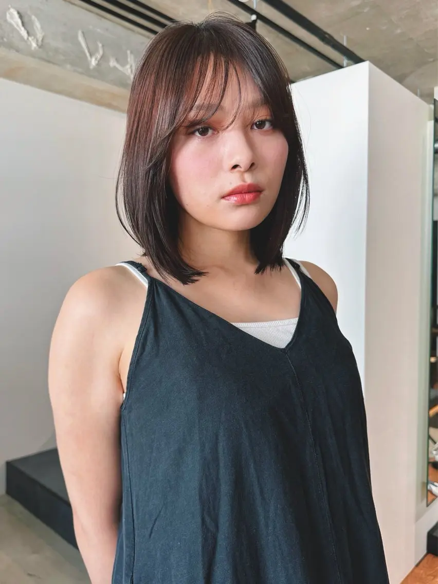ショート カラー パーマ kazuki【顔周り ×レイヤーカット】のヘアスタイル