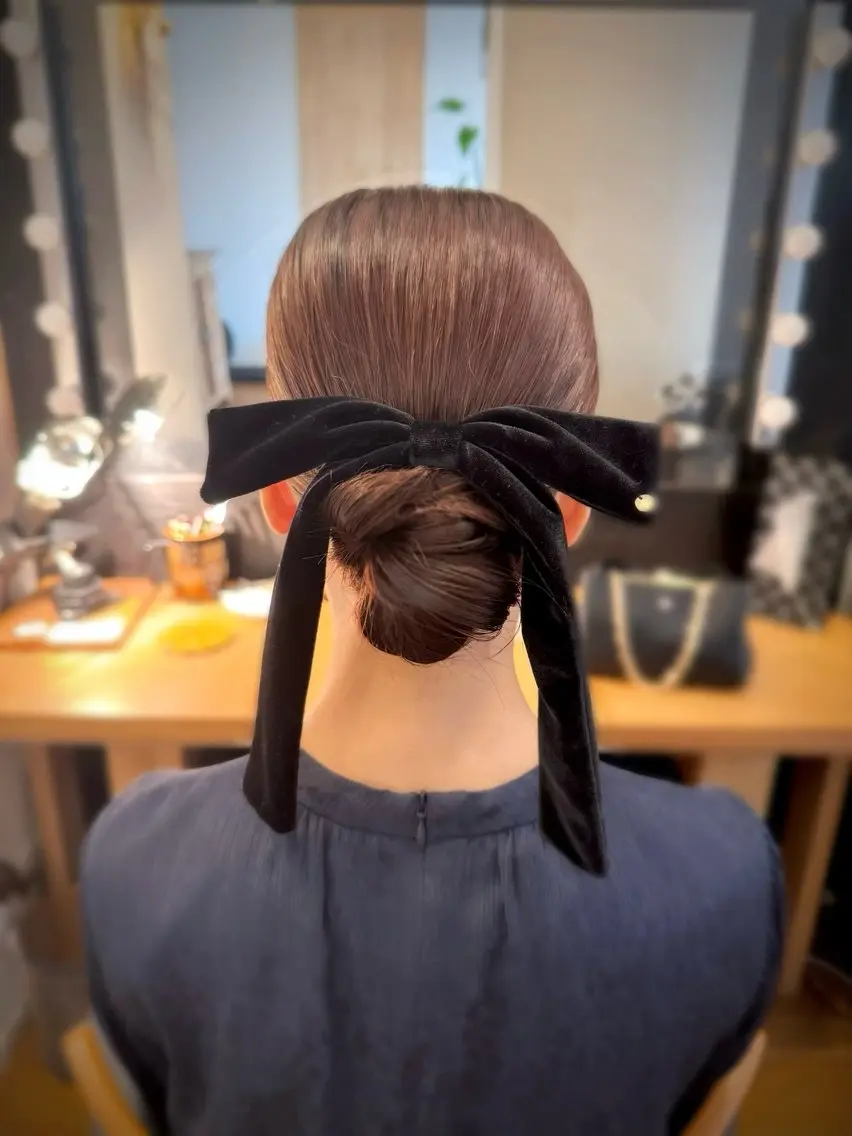 セミロング ヘアセット 札幌円山ヘアメイク/ バーガスのヘアスタイル