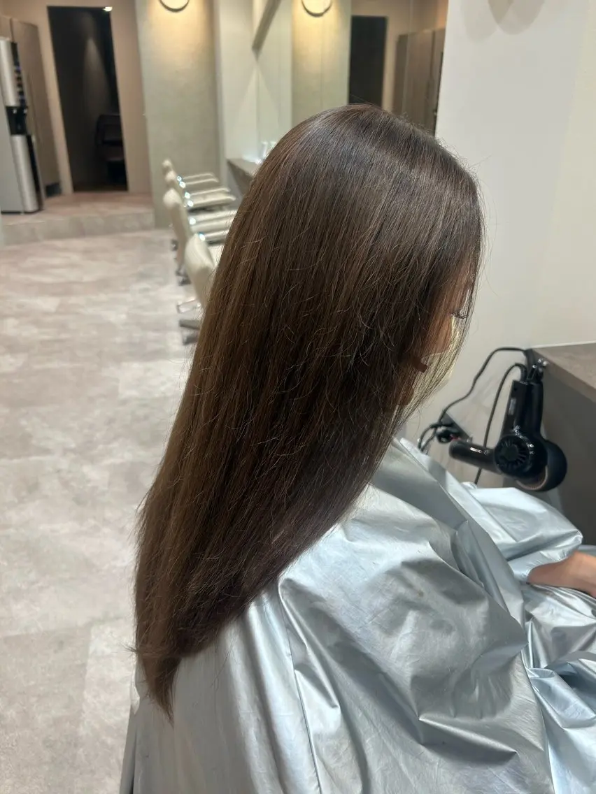 ロング カラー アディクシーカラー 透明感カラー カット ヘアカラー カラーモデル募集中 🥣/こにしりなのヘアスタイル