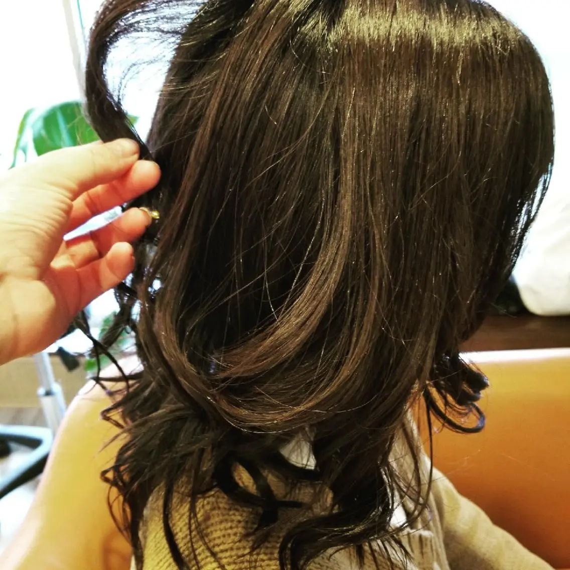 ミディアム カラー アディクシーカラー アッシュ トリートメント ヘアカラー spa hair ark 富井直美のヘアスタイル