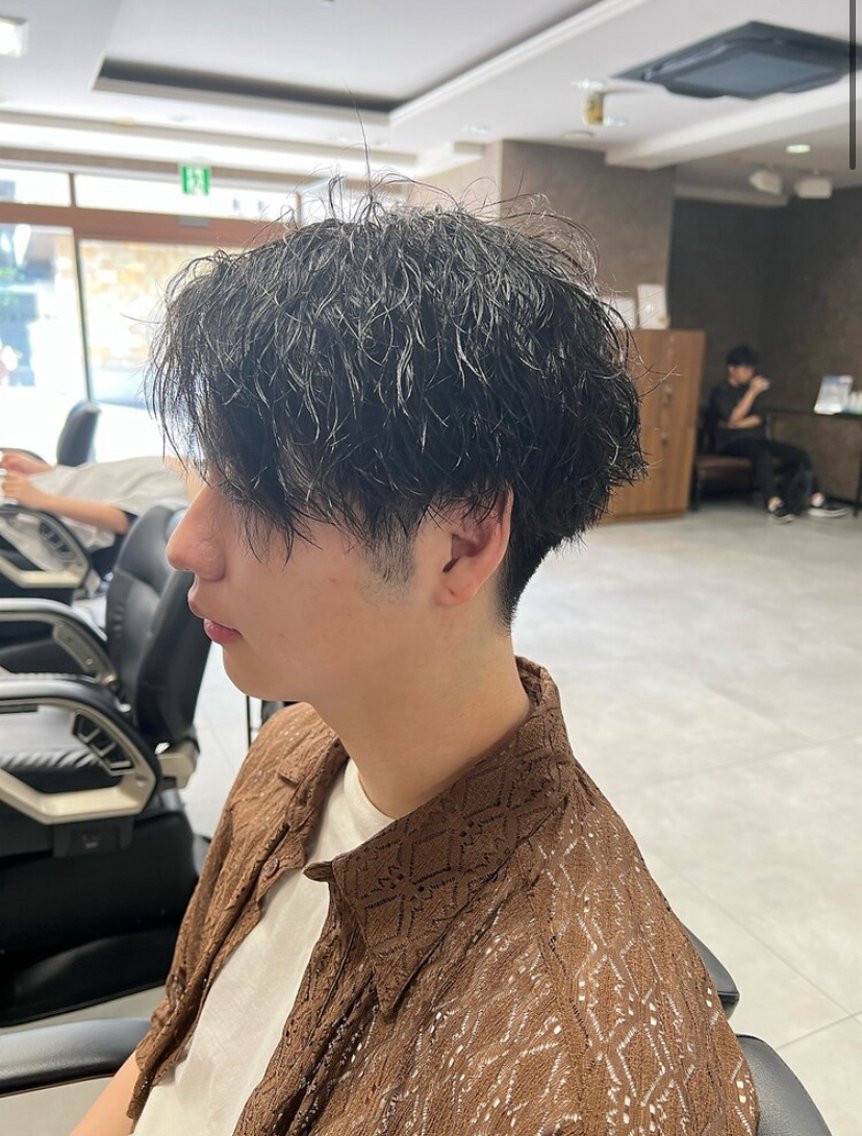 メンズ 田中大 パーマ/メンズカットのヘアスタイル