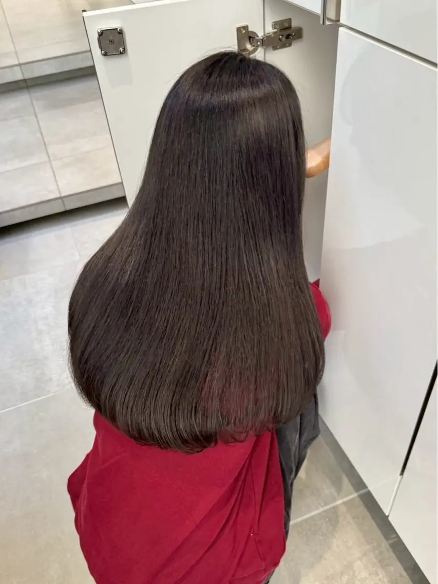 ロング ヘアカラー 井上 陽向のヘアスタイル