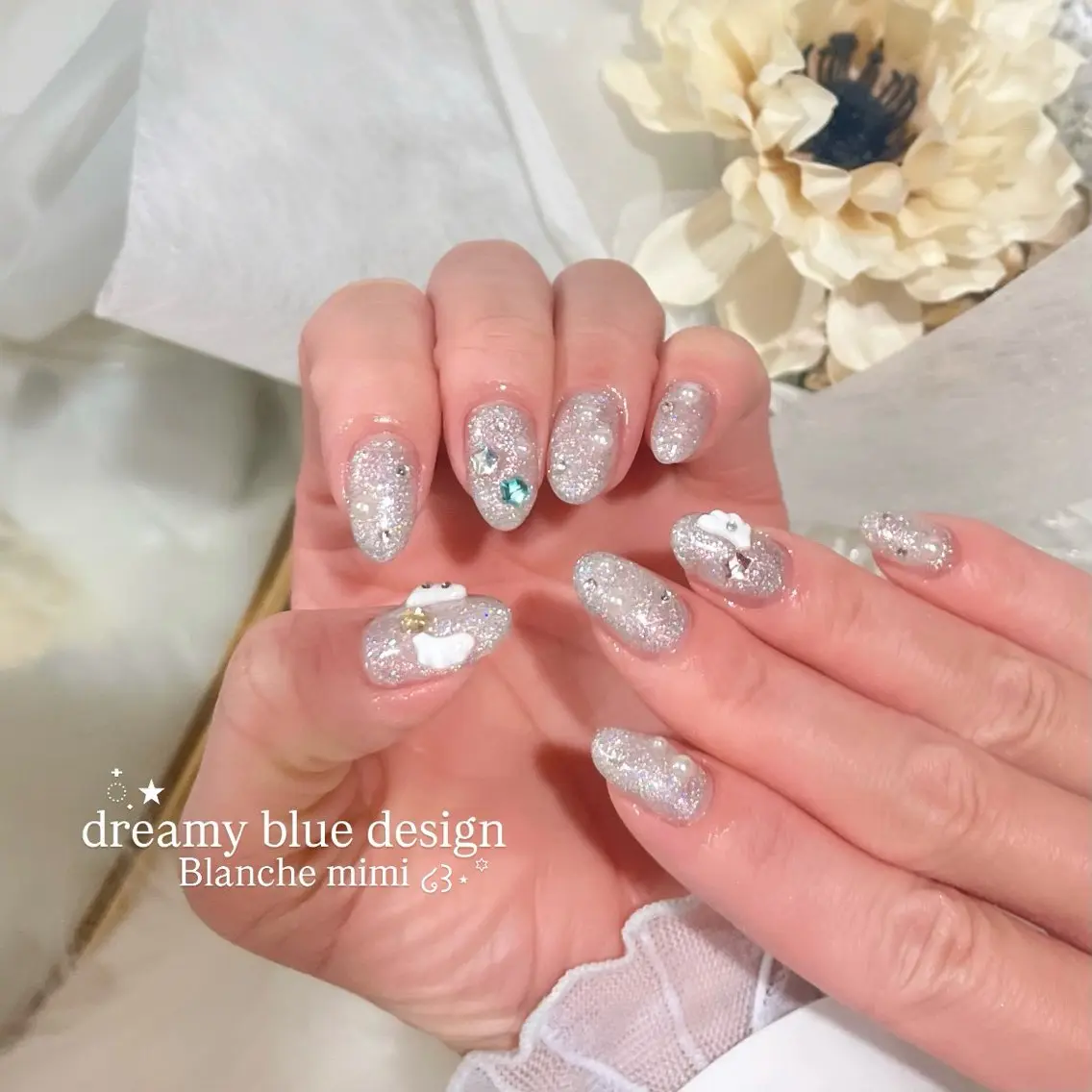 ネイル ハンドネイル Blanche mimi.u_aのネイルデザイン