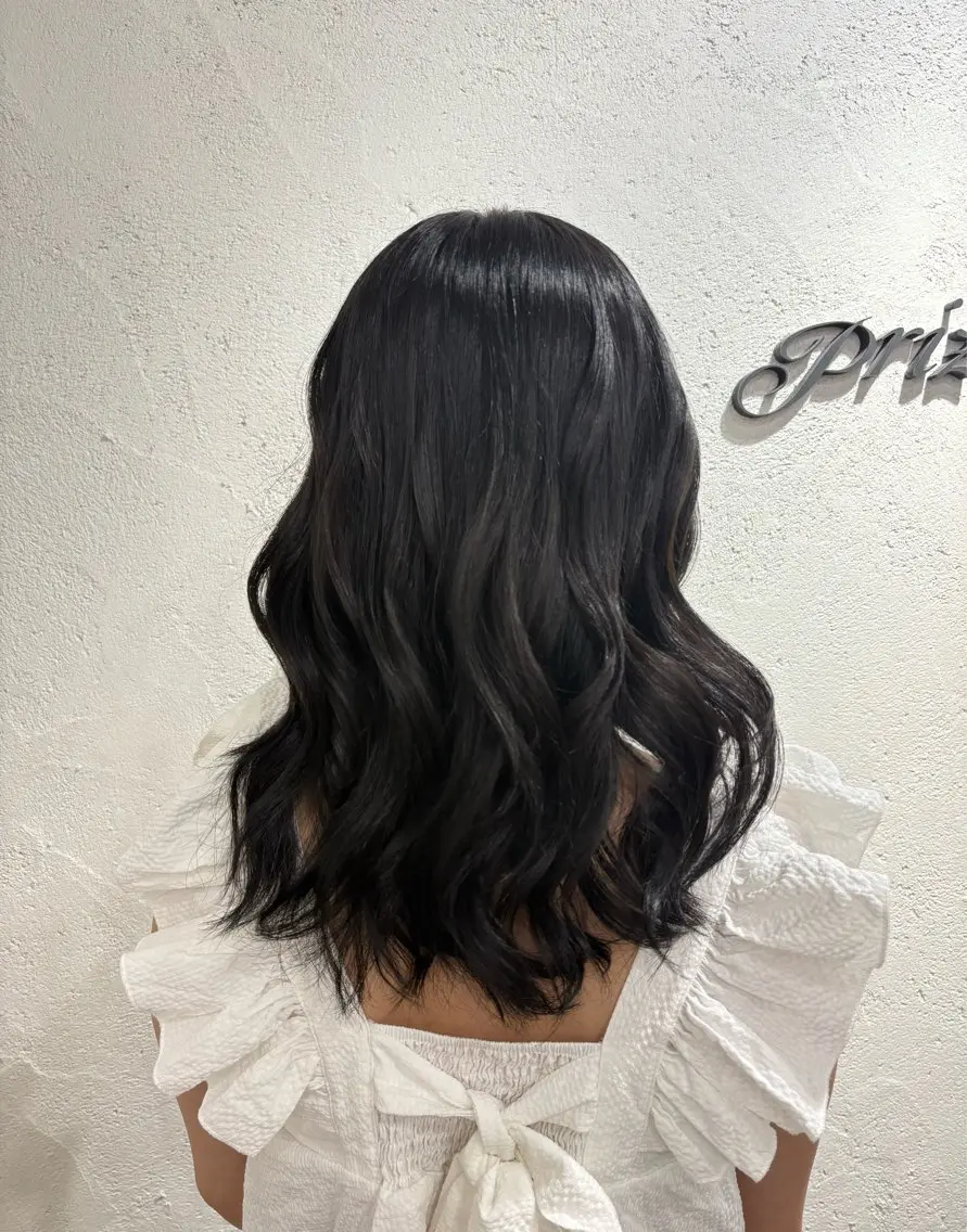 セミロング カラー カラー・縮毛モデル 募集🌈MAMU🌈のヘアスタイル