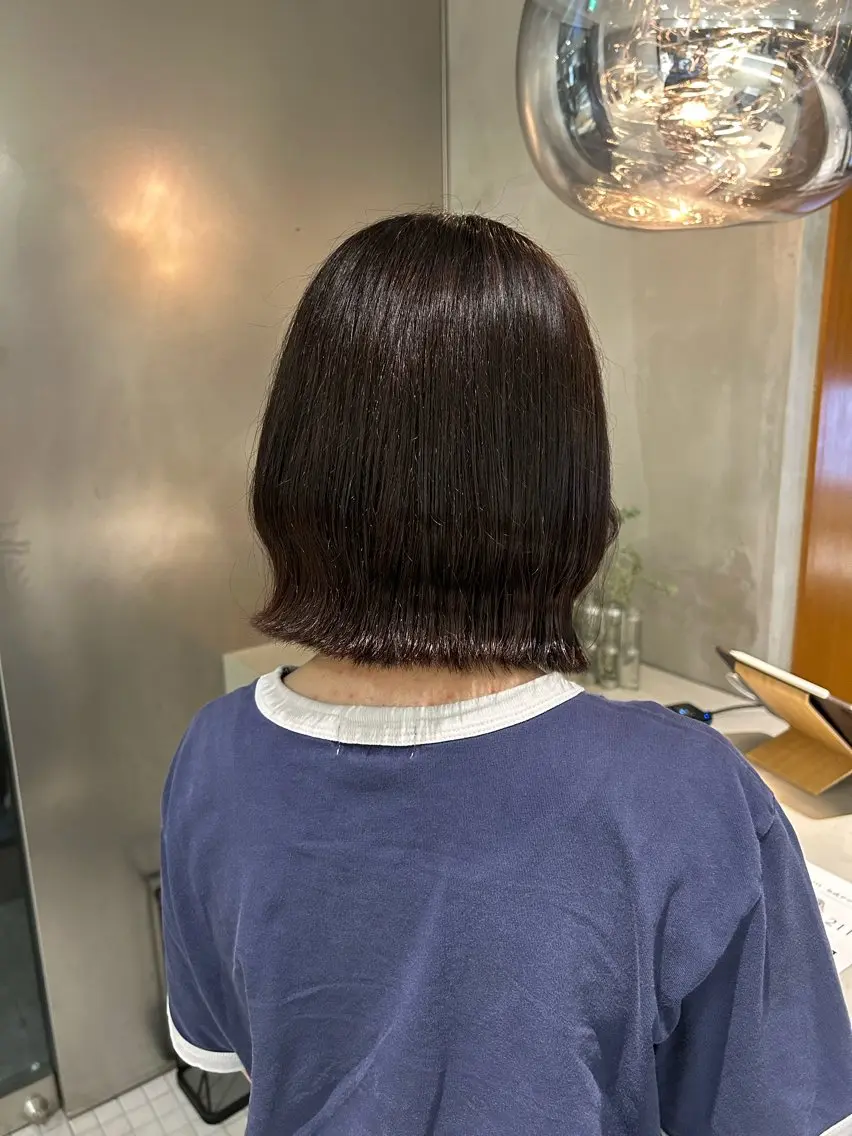 ミディアム カラー ・ nanokaのヘアスタイル