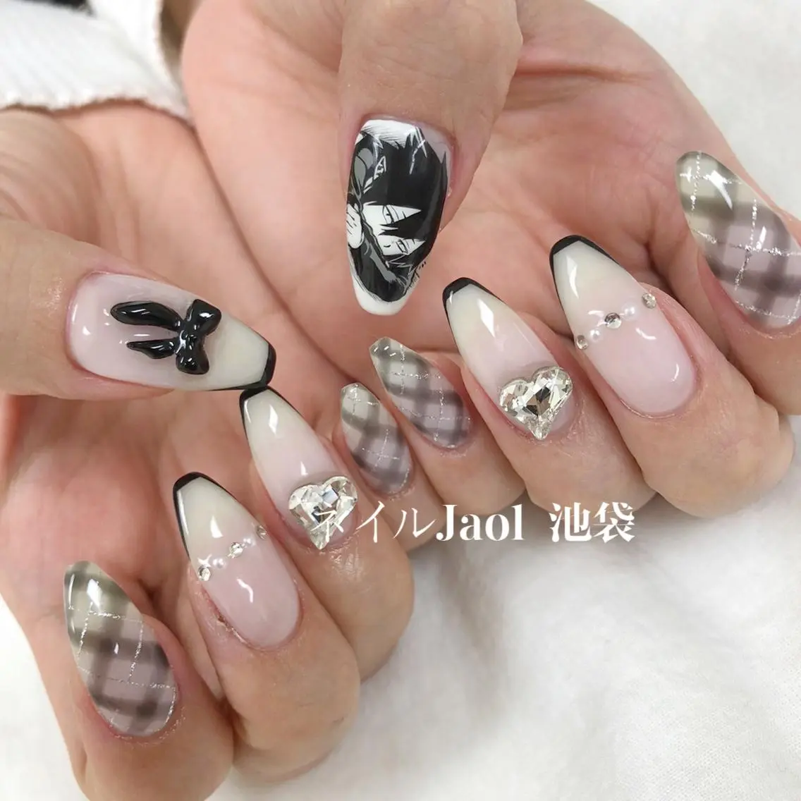 セミロング ネイルJaol 池袋のネイルデザイン