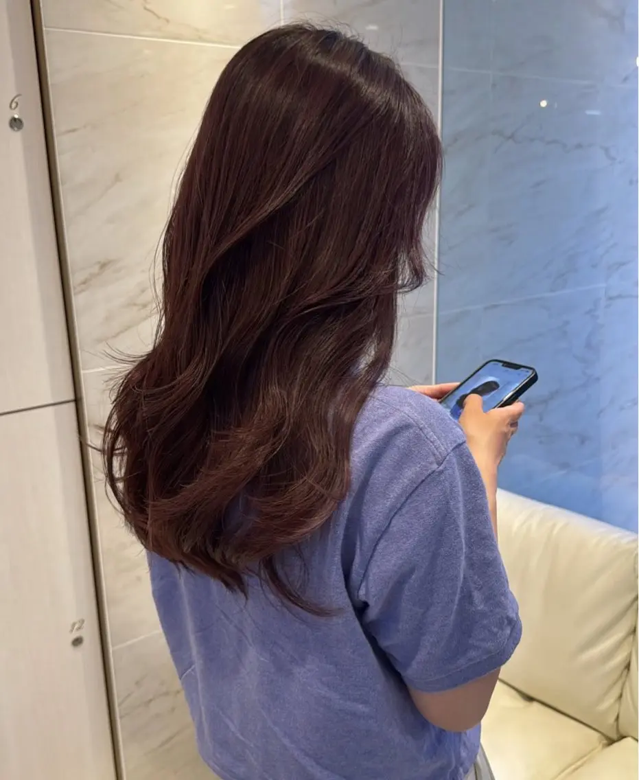セミロング 林 唯翔のヘアスタイル