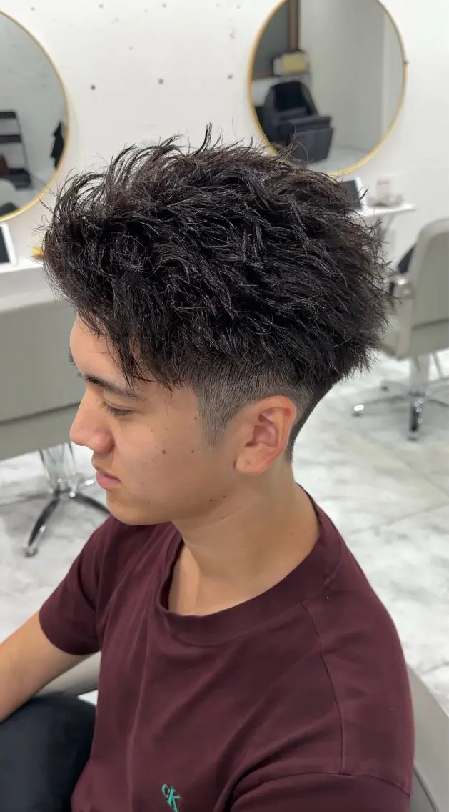 ショート パーマ メンズ メンズパーマ 相野 隼人のヘアスタイル