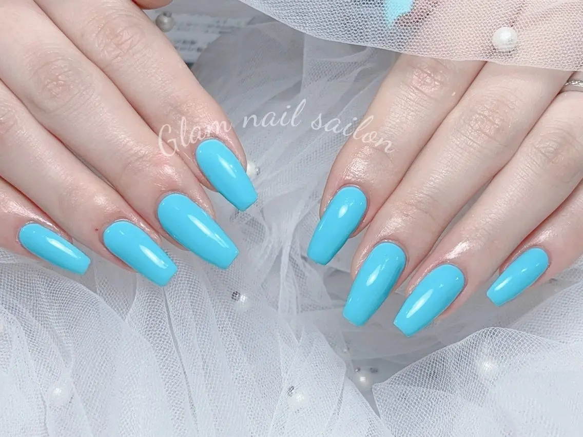 ネイル ハンドネイル エツメ💅 長さ出し🎀デザインのネイルデザイン