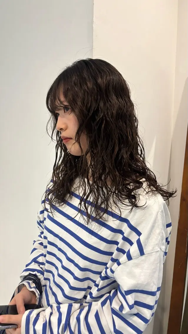 パーマ パーマ ひいろ パーマ/カットモデルのヘアスタイル
