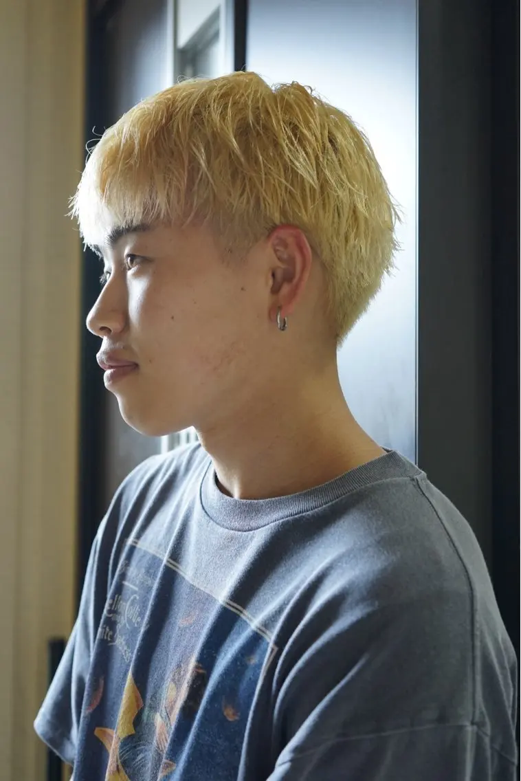 ショート カラー メンズ men’s hair / 隼翔のヘアスタイル