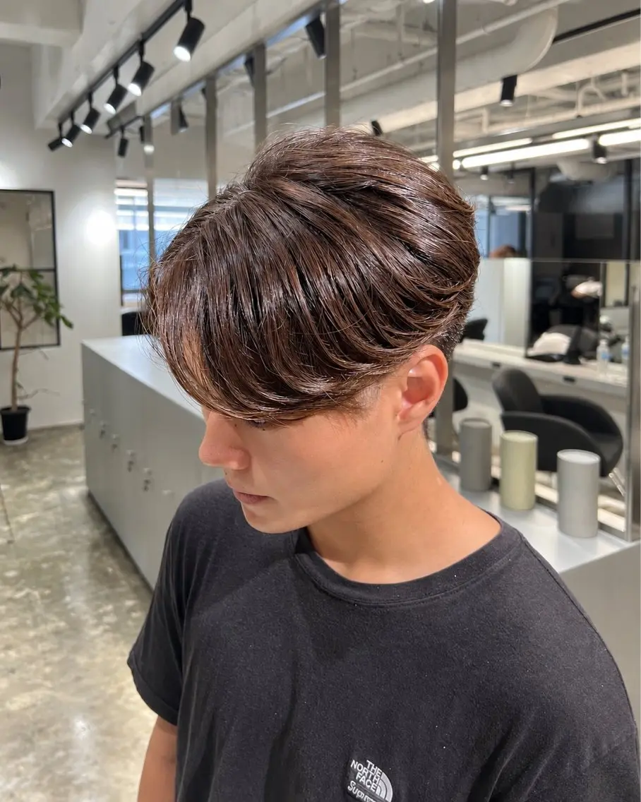 🐆メンズカット+シングルカラー+ヘアセット🐆の写真