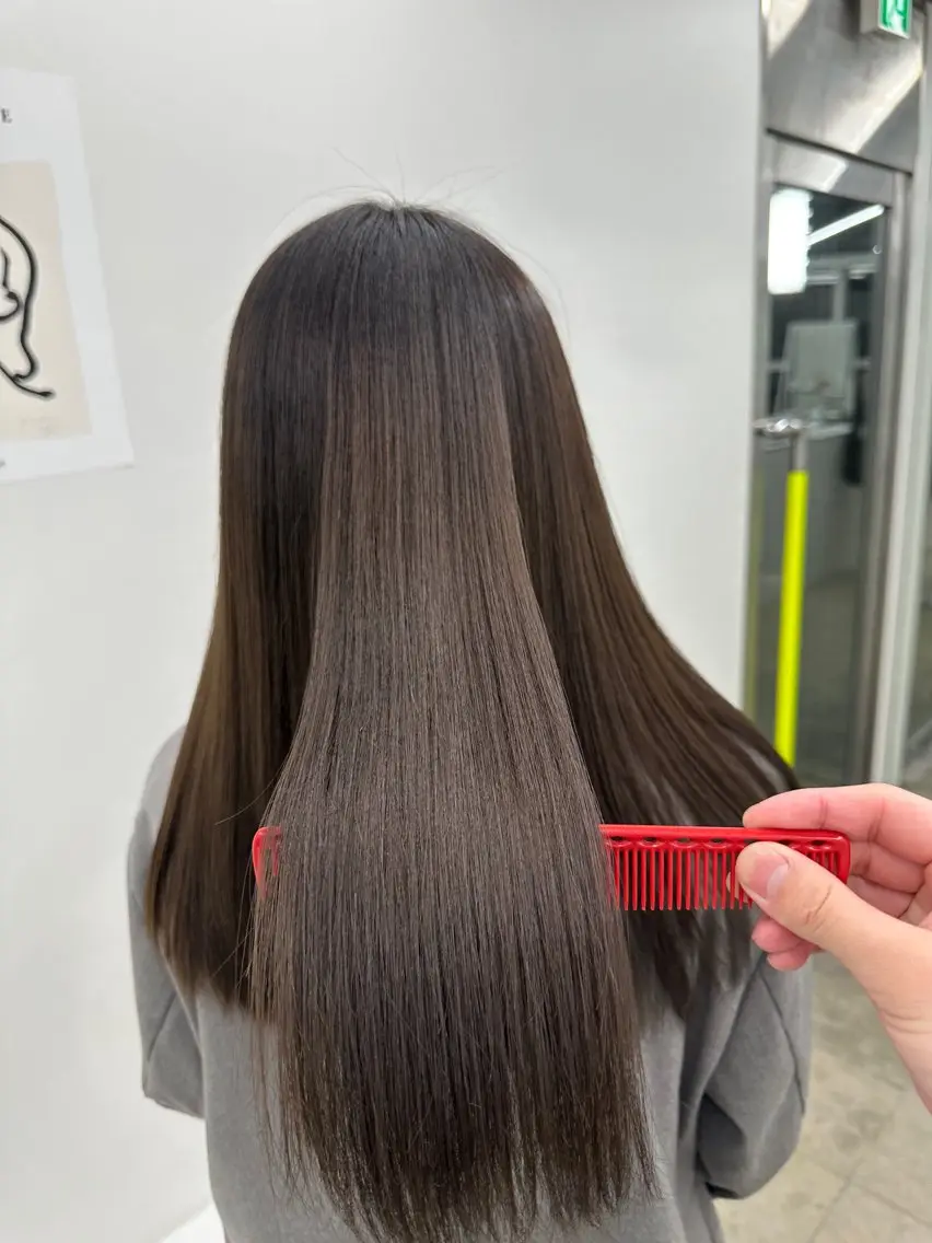 🉐サラ艶！！縮毛矯正+トリートメント💈の写真