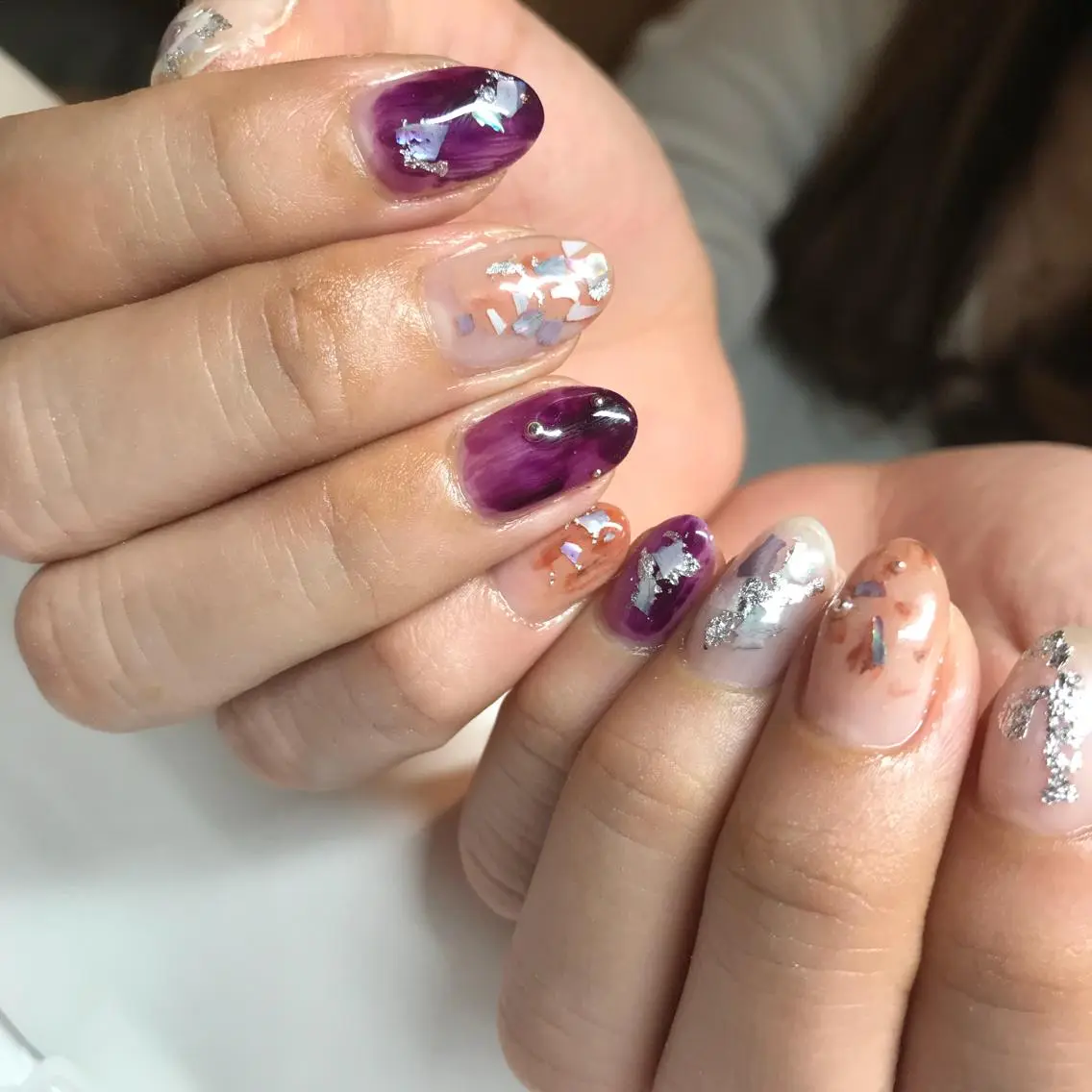 ネイル ニュアンスネイル Maggie staffのネイルデザイン