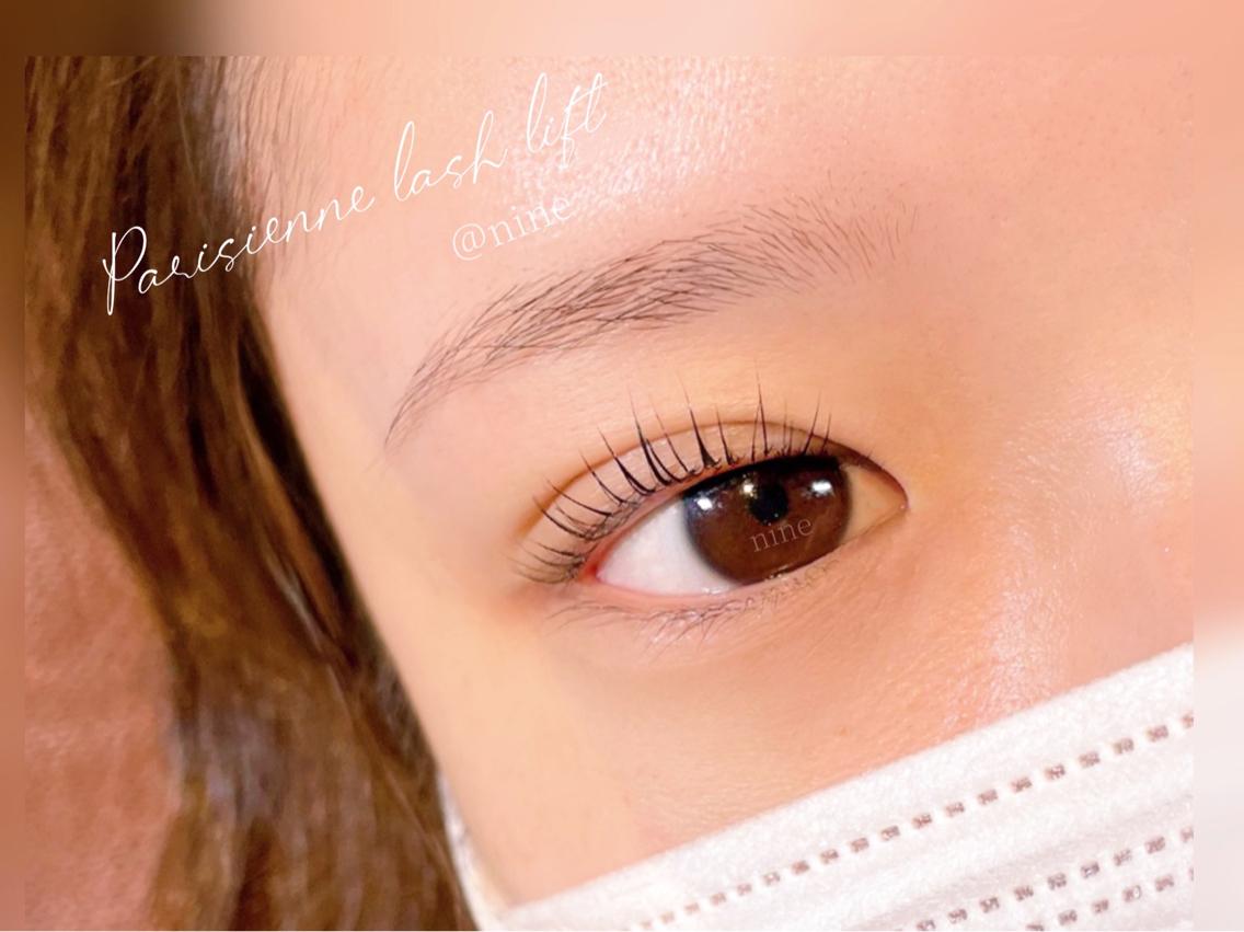 マツエク・マツパ パリジェンヌラッシュリフト マツパ nine   beautyのマツエク・マツパデザイン