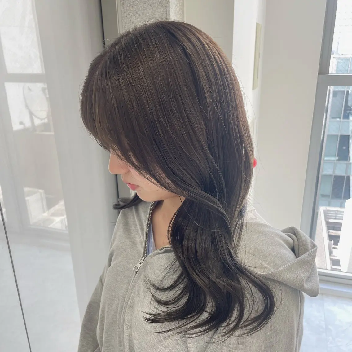 セミロング カラー 🌿透明感赤み消し Keishin🌿のヘアスタイル